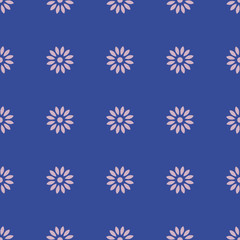 Tender flowers seamless pattern. Delicate background for design, fabric, paper, cover, packaging, home textile, wrapping, scrapbooking and wallpapers. Vector