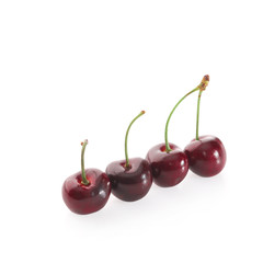 Obraz na płótnie Canvas Cherry isolated on white background