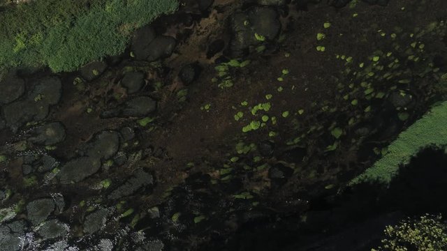 Padron, beautiful village of  A Coru&ntilde;a,Galicia,Spain. Aerial Drone Footage
