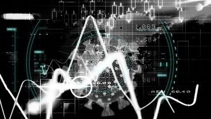 Scope scanning over Covid-19 cell against data processing - Powered by Adobe