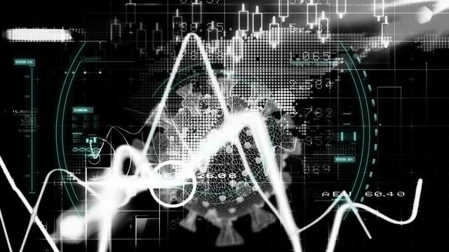 Scope scanning over Covid-19 cell against data processing - Powered by Adobe