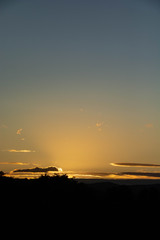 美しい夕暮れの空
