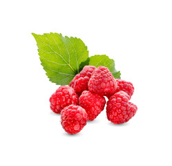 raspberry isolated on white background