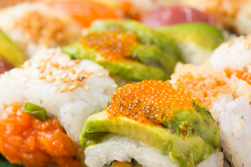 カリフォルニアロール盛り合わせ