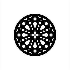 Drain Hole Grille Icon, Sink Grille Icon