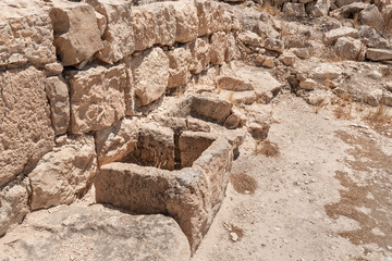 Shivta - a national park in  southern Israel, includes the ruins of an ancient Nabatean city in the northern Negev.