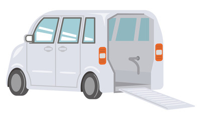 福祉車両のイラストレーション