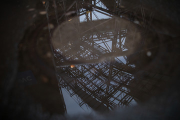 Reflektion alter Industrieanlagen