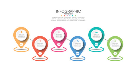 Presentation business abstract background infographic template