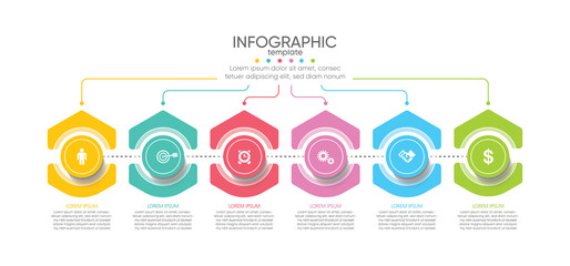 Presentation business abstract background infographic template