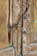 Security on on old worn out door