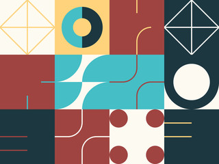 Linear Shapes Design Geometric Abstract Pattern Graphics