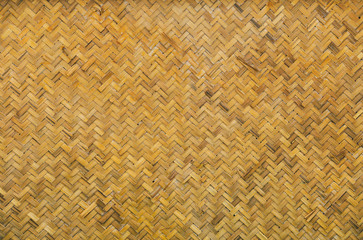 Bamboo weave texture for background.