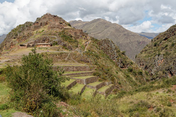 Fototapeta na wymiar Park archeologiczny Pisac (Valle Sagrada, Peru)