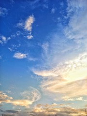 Obraz premium sunset sky and clouds