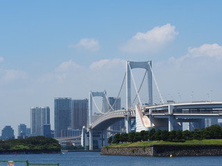 レインボーブリッジのみえる風景