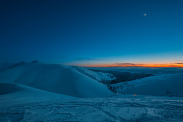 Bewitching beautiful view of the mountains