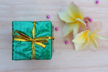 gift box with ribbon and bow