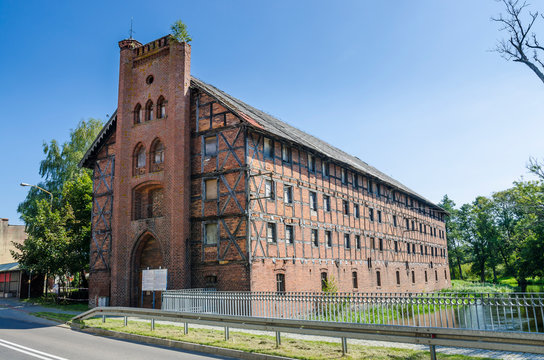 Historic granary in Karlino