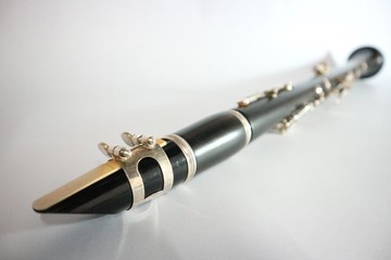 Clarinet isolated on white