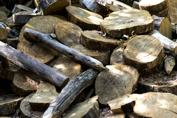 natural background with wooden dice