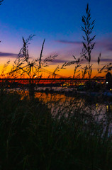 Obraz premium Rheinbrücke Krefeld