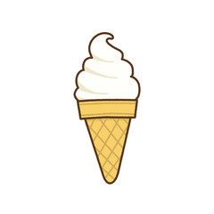 ソフトクリーム　バニラ