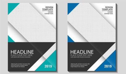 Fototapeta premium Cover, Brochure , Report Book, Flyer Template Mockup. Design Vector Graphic EPS10