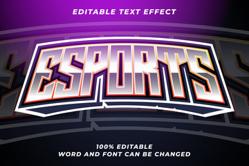Esport text style effect Premium Vector © Ferdi Vector