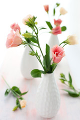 pink lisianthus