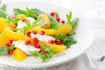 Orange and cheese salad