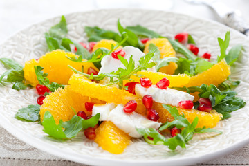 Orange and cheese salad