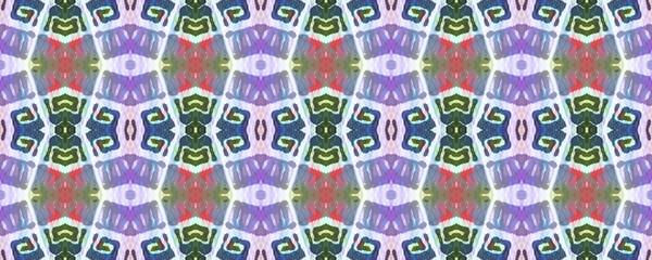 Indian Native American Pattern. Seamless Tie Dye Rapport. Ikat Persian Print. Blue, Green, Indigo, Denim Seamless Texture. Abstract Shibori Print. Indian Traditional Americal Pattern.