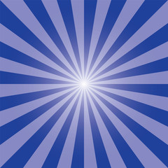 Obraz premium Sunburst background template. Blue rectangular sun rays backdrop design. Egyptian blue Sunbeam background design for various purposes.