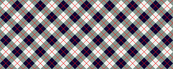 Black, red Scottish Argyle style. Diamond pattern. Retro argyle pattern Checkered texture from rhombus, squares Flat tartan checker print. Vector gingham and bluffalo check line. Christmas, xmass.