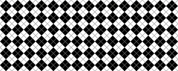 Black Scottish Argyle style. Diamond pattern. Retro argyle pattern Checkered texture from rhombus, squares Flat tartan checker print. Vector gingham and bluffalo check line. Christmas, xmass.