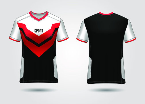 Sport Jersey Template Design Vector