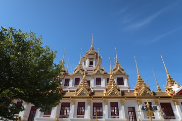 Fototapeta premium Loha Prasat Temple Wat Ratchanadda Bangkok Thailand