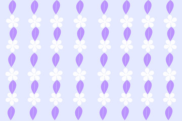 seamless pattern with purple flowers