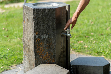 公園の水道蛇口