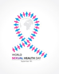 World Sexual Health Day Concept which is held on September 4th