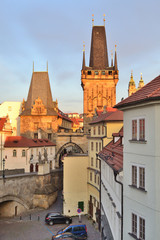 Prague in the evening