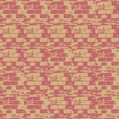 Geometric Distress Brutalist Pattern Artwork Design Composition