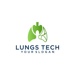 Digital Lungs logo designs and business card