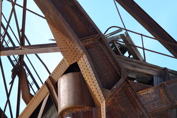 Venezia, arsenale, Gru idraulica Armstrong.