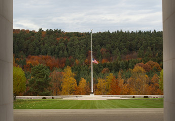 Cimetiere militaire Americain de Dinoze  France 