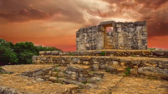 Ek Balam, asombrosa ciudad ancestral de los Mayas en la pen&iacute;nsula de Yucat&aacute;n, M&eacute;xico.