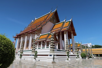 Fototapeta na wymiar Wat Suthat Thepwararam, Bangkok Thailand