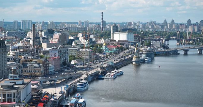 View of Kyiv, capital of Ukraine