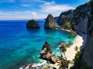 Fototapeta premium Diamond beach view , Penida.